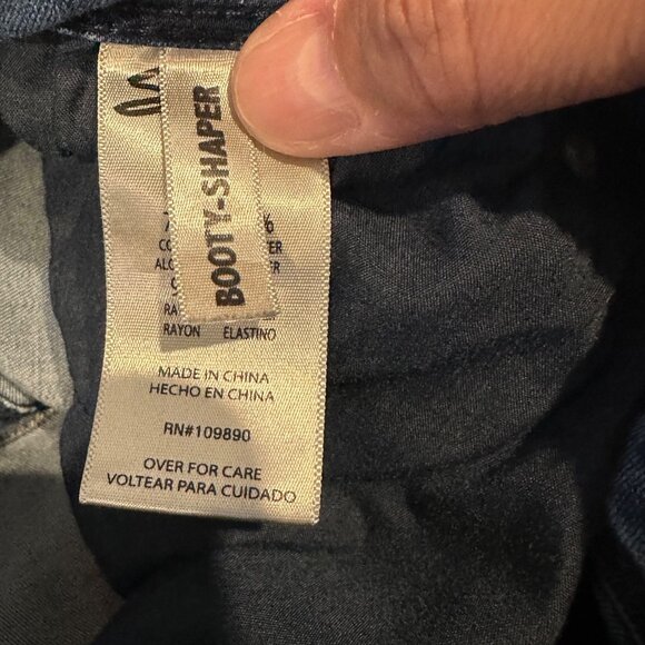 Seven 7 Womens Dark Wash Booty Shaper Jeans Size 16 Made In China - Picture 5 of 7